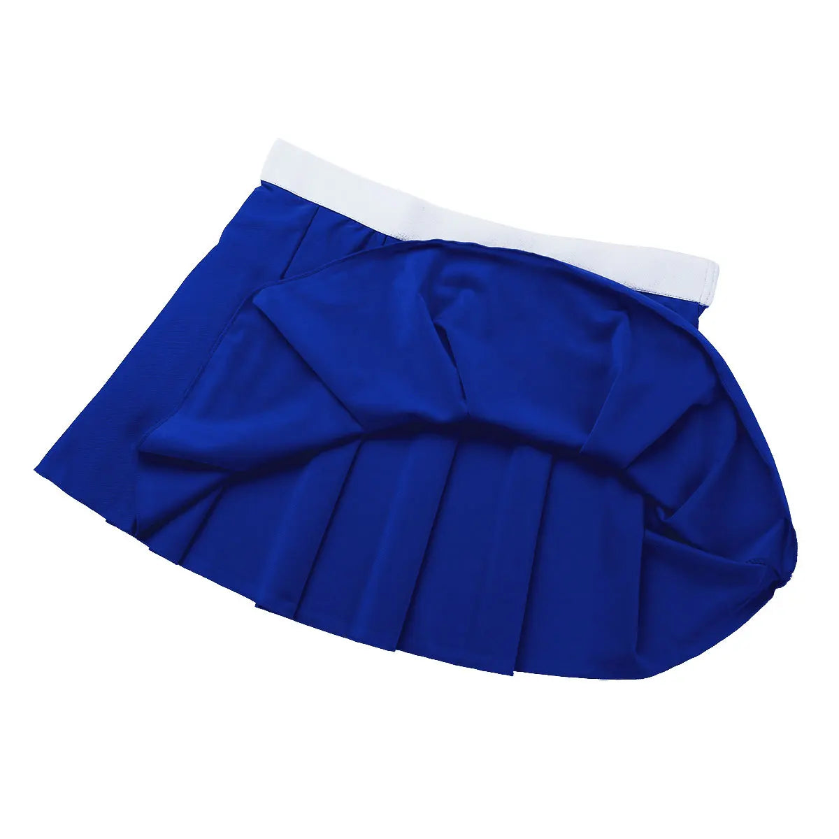Women's Exotic Sets Adult Charming Cheerleader Cosplay Stage Costume Dancewear Hot Competition Crop Top with Mini Pleated Skirt