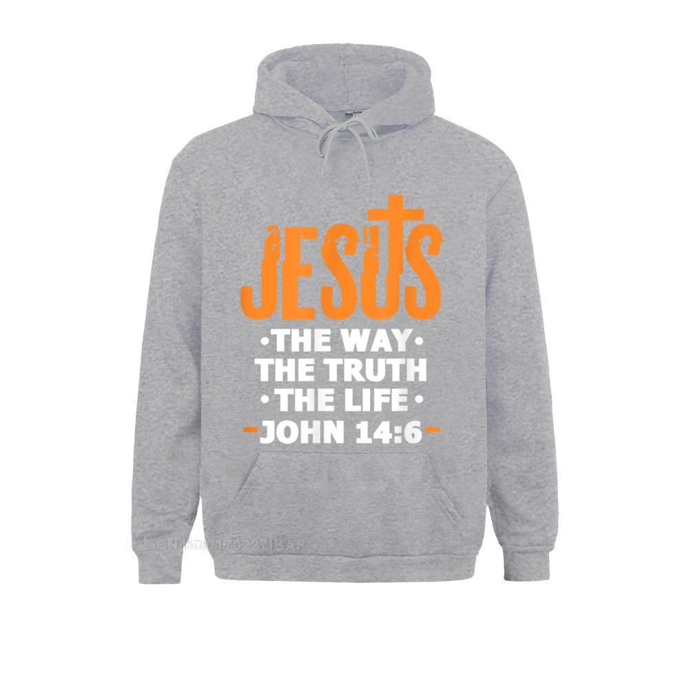 Jesus The Way Truth Life John 14 6 Christian Bible Verse Hoodie Hoodies Clothes Fall Faddish Custom Women England Style