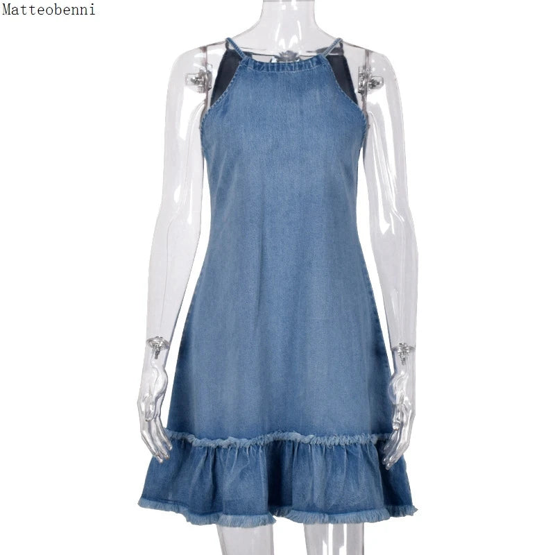 Mini Jeans Kleid