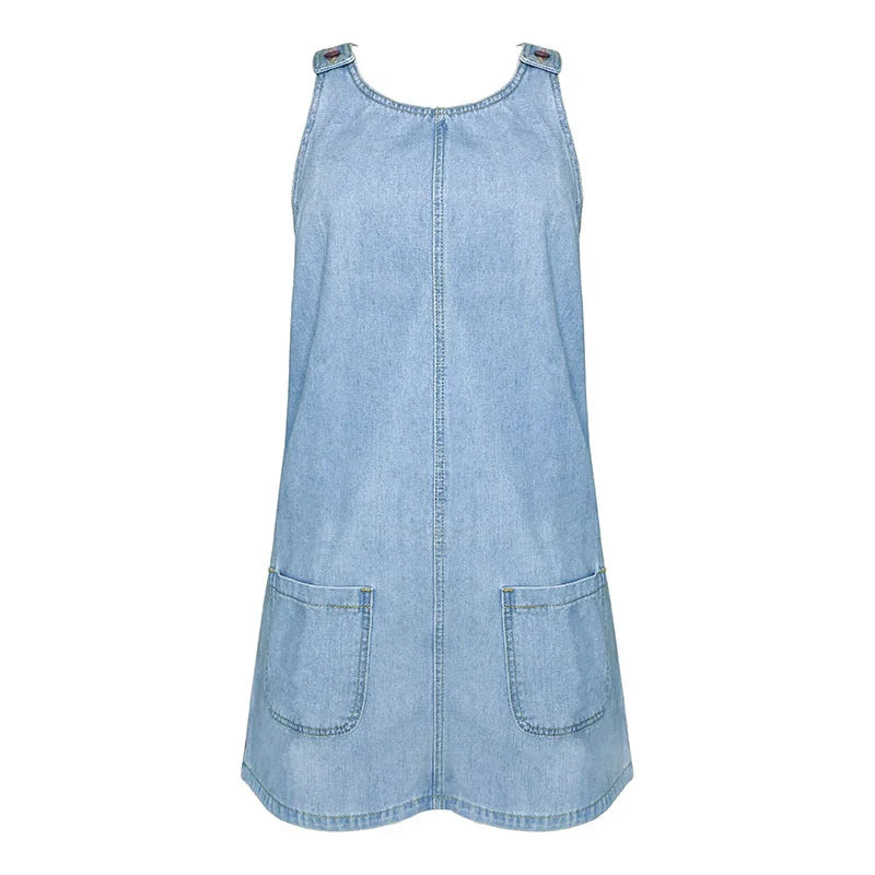 Pendler Freizeit Jeans Kleid