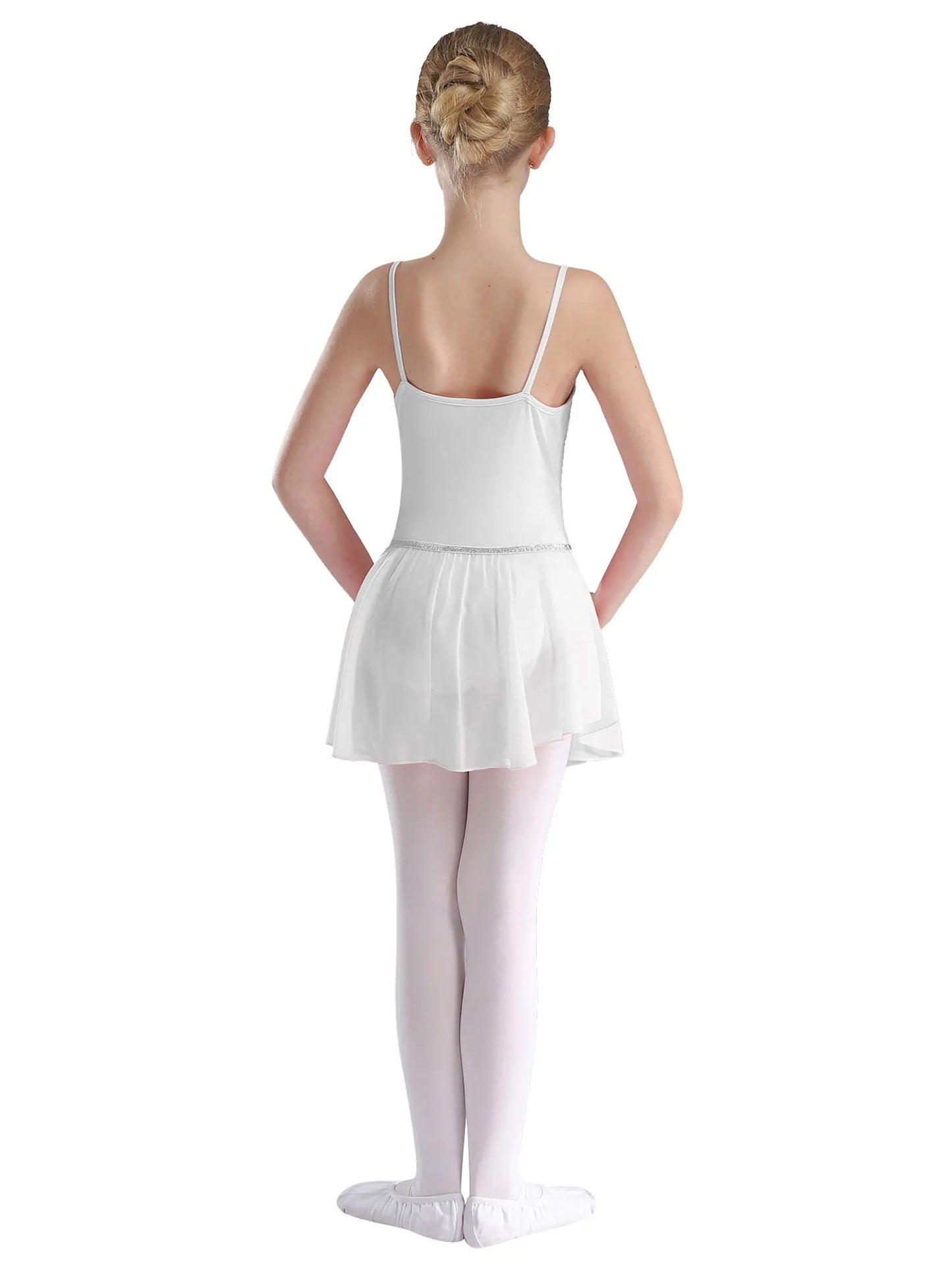 Kinder Mädchen funkelnden Ballett Tanz kleid Gymnastik Rocked Trikot Ballsaal Tanz Performance Kostüm Ballerina Dance wear