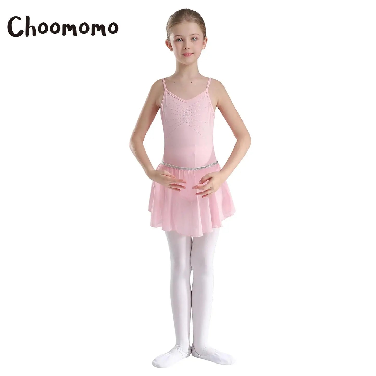 Kinder Mädchen funkelnden Ballett Tanz kleid Gymnastik Rocked Trikot Ballsaal Tanz Performance Kostüm Ballerina Dance wear