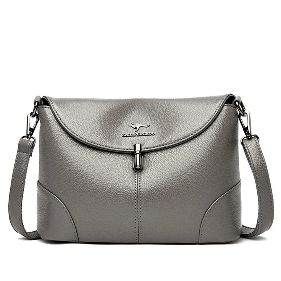 Leder Lässige Umhängetaschen für Frauen 2024 Damen Luxus Designer Handtasche Hohe Qualität Schulter Tasche Sac Cross Body Tasche Frau