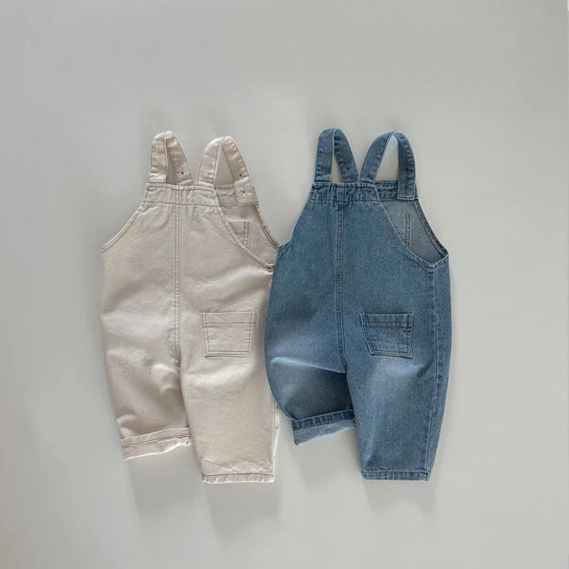 1 2 3 4 5 6 Jahre Baby Jungen Mädchen Overalls Kinder Hosenträger Hose Frühling Herbst neue Mode koreanischen Stil Träger Jeans hose