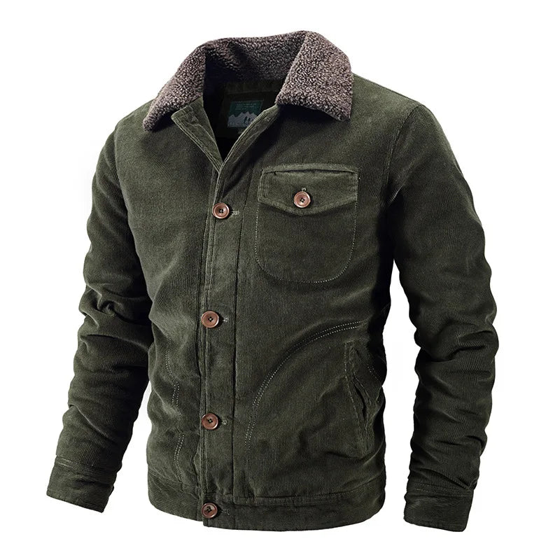 Winter Herren Cord jacke 6xl verdicken Lamm Kaschmir Baumwolle gepolsterte Kleidung Herren bekleidung übergroße Freizeit jacke Mäntel a2f1852