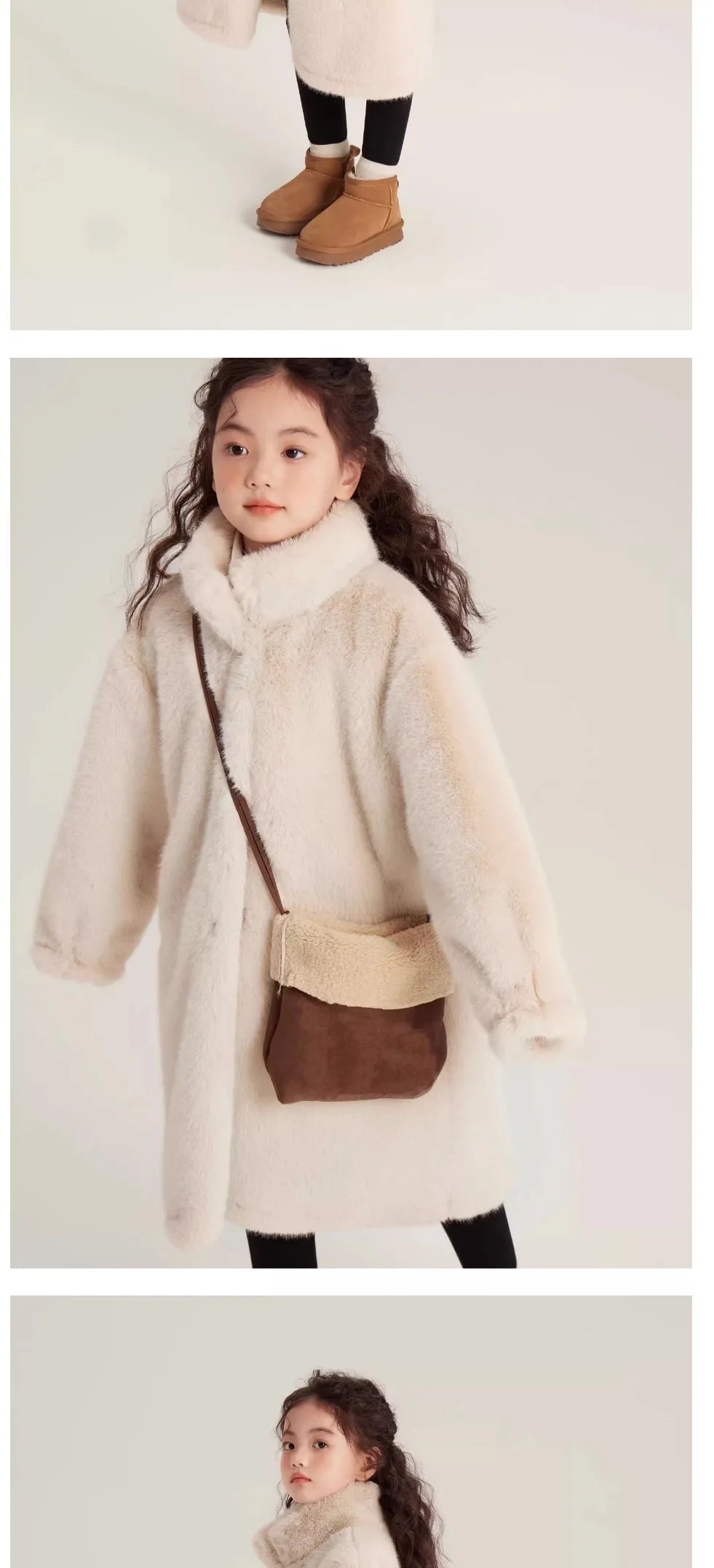 Neue Teenager Winter Mädchen Plüsch jacke einfarbig warm halten Prinzessin Pelzmantel Weihnachts geschenke 5 6 8 10 12 Jahre Kinder kleidung