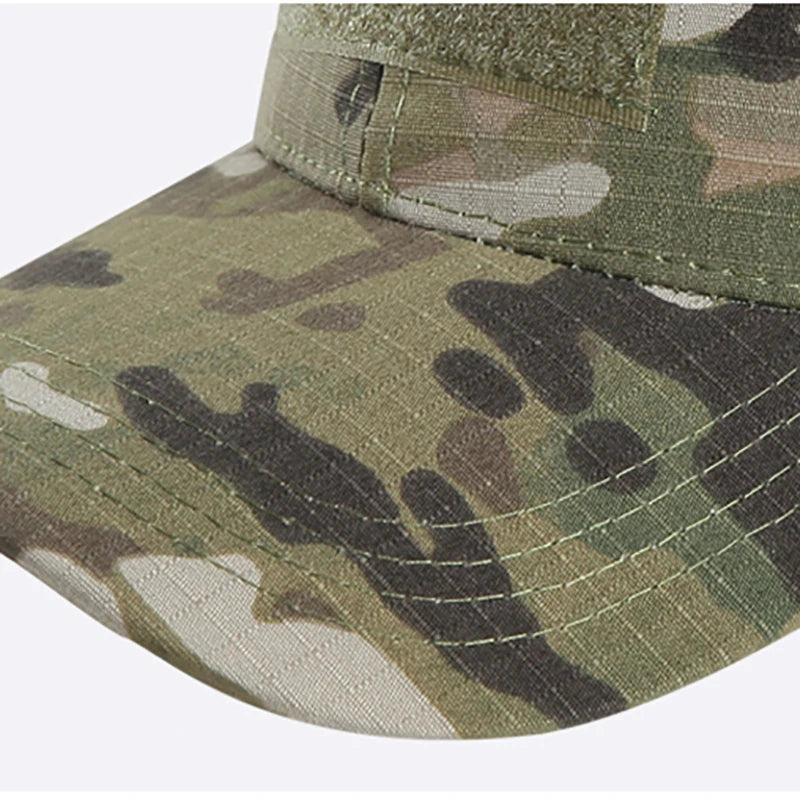 HAN WILD Outdoor Camouflage Adjustable Cap Mesh Tactical Military Army Airsoft Fishing Hunting Hiking Basketball Snapback Hat