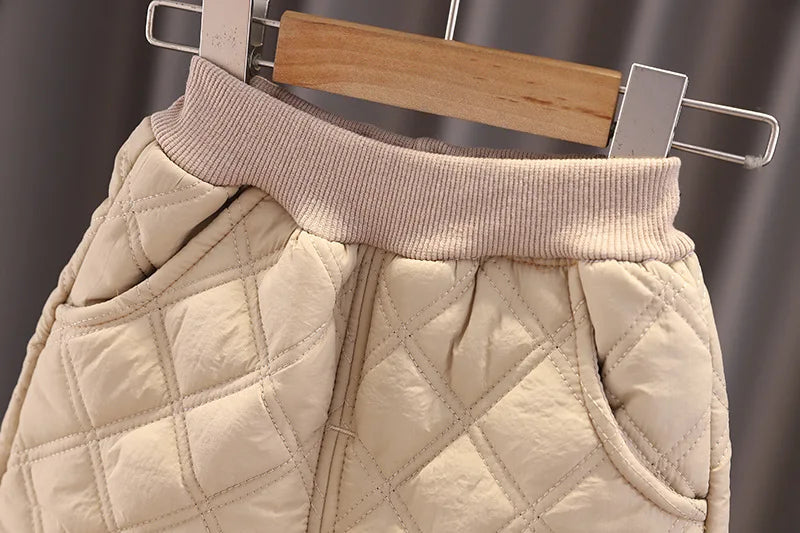 Herbst Winter Baby Jungen Kleidung setzt Kinder Baumwolle gepolsterte Reiß verschluss Mantel Hose 2 Stück Outfits 1 2 3 4 Jahre Kinder Trainings anzug Anzüge