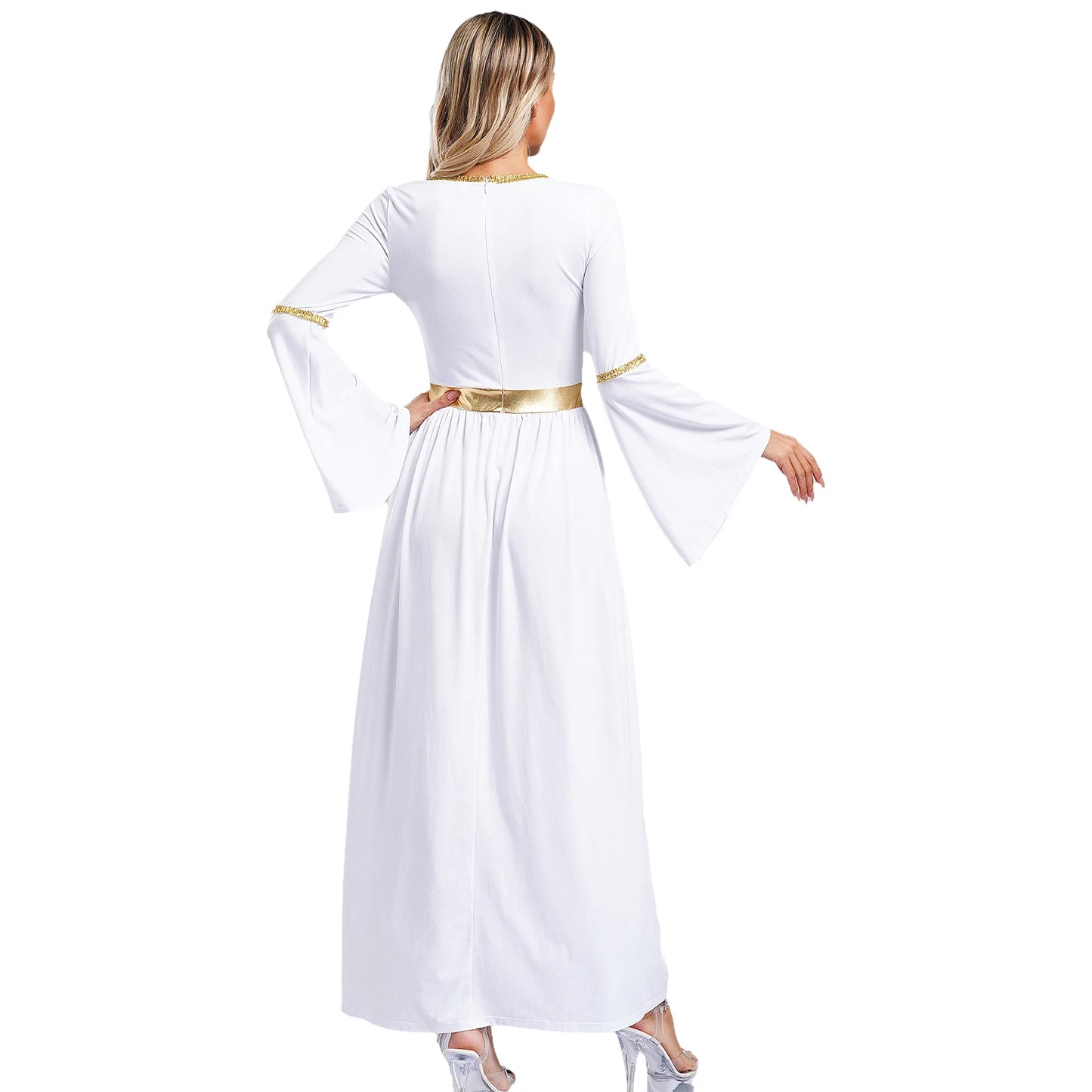 Frauen Toga Kostüm alten griechischen Gott römische Prinzessin Kleider Robe Mythos Philosoph Adel Halloween Cosplay verkleiden