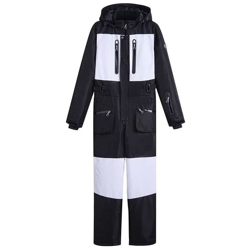 Frauen Winter Onesies Ski Anzug Im Freien Snowboard Jacke Hosen Herren Windproot Schnee Mantel Warme Isolierte Ski Overall Schneeanzug