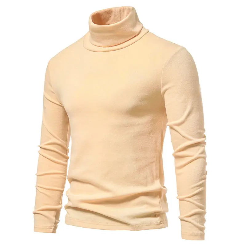 Herbst Winter Roll kragen pullover Männer Marke Pullover Mode Slim Fit Strick pullover Herren einfarbig Roll kragen pullover Mann