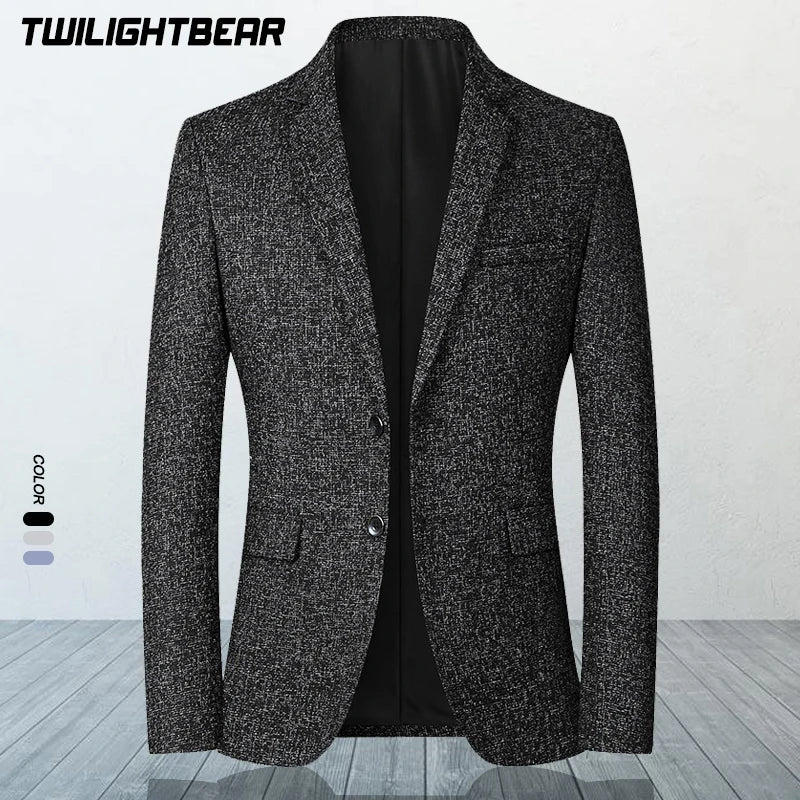 High Quality Blazer Men Suit Jacket Spring Non Ironing Solid Business Casual Blazer Men's Clothing Wedding Suit Jackets A1FX102