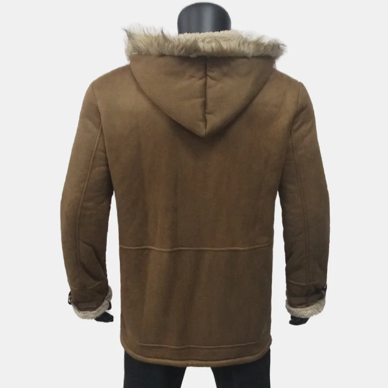 Winter herren Jacken Wildleder Warme Windjacke Mit Kapuze Fleece Jacke Männer Wolle Verdickt Pelz Kragen Oberbekleidung männer Kleidung S-5XL