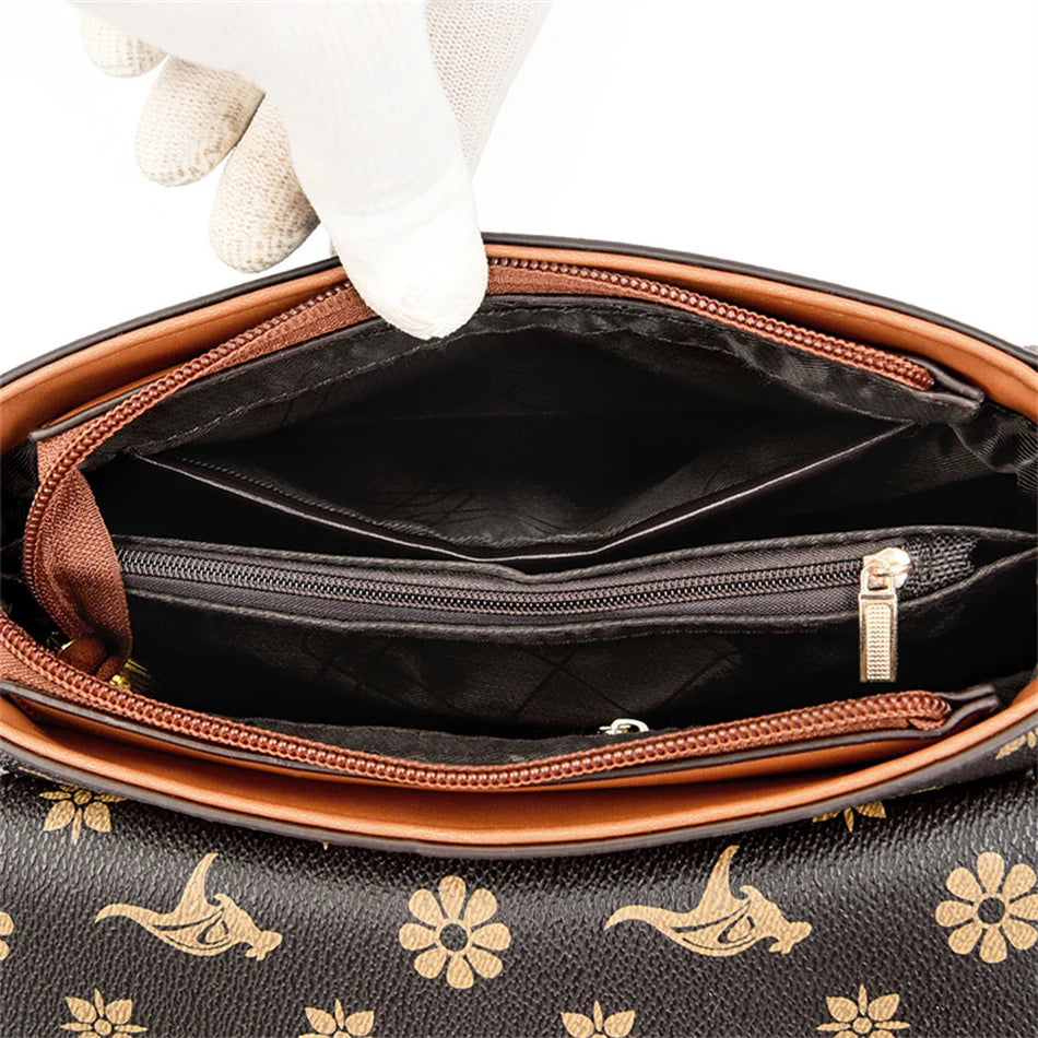 Hot Fashion Pu Leather Shoulder Messenger Female Bag High Quality Ladies Handbags Luxury Designer Crossbody Bags for Women 2022