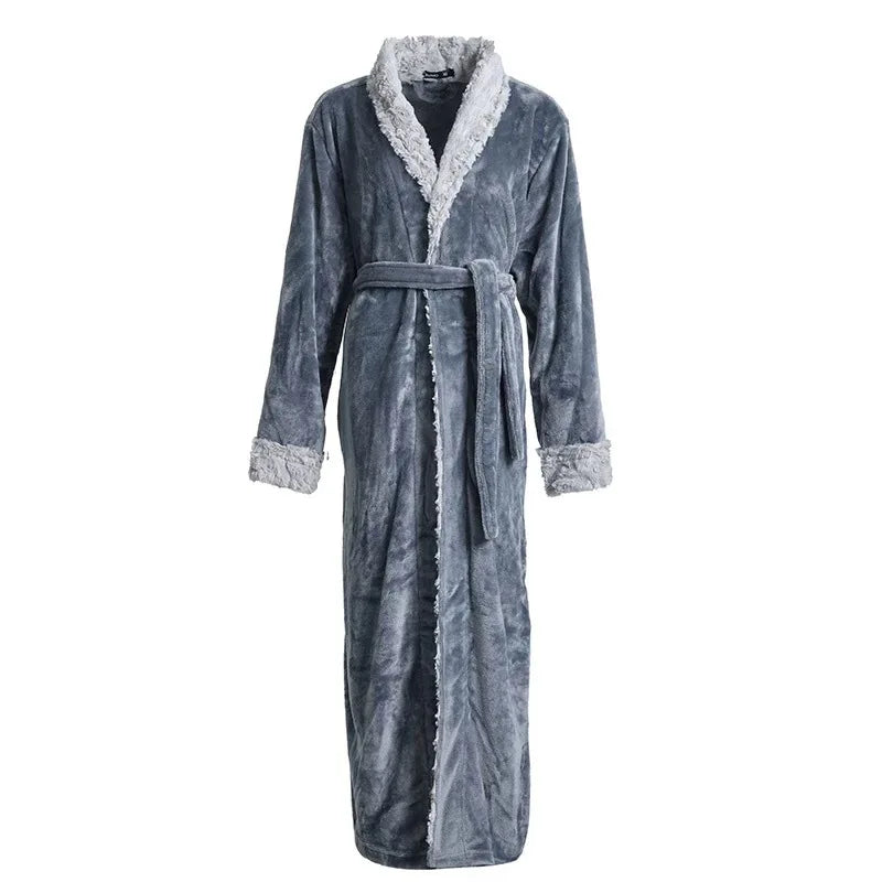 Dame Verdicken Bademantel Kleid Weiche Flanell Nachtwäsche Herbst Winter Neue Hause Kleidung Lose Nachtwäsche Kimono Nachtwäsche mit Tasche