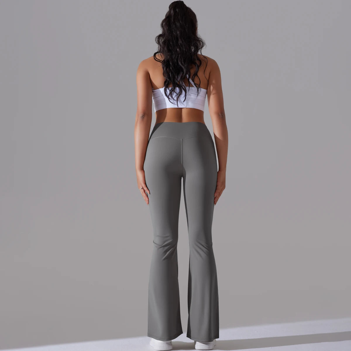 Flare Leggings Yoga Pants Women Bell Bottoms Yoga Trousers High Waist Gym Fitness Pants Stretch Daily Dance Workout Leggings