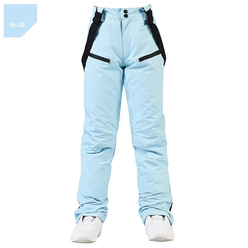 Neue Mode Ski Hosen Männer Frauen Winddicht Wasserdichte Schnee Hosen Winter Snowboarden Strumpf Hosen mit Taille Schutz