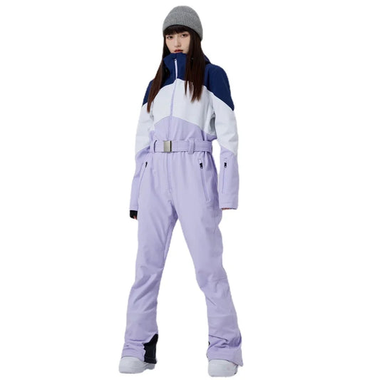 2024 Frauen Ski Overalls profession elle Ski Frauen Outfit Schnee kleidung wasserdichte wind dichte Overalls Outdoor Snowboard Anzug