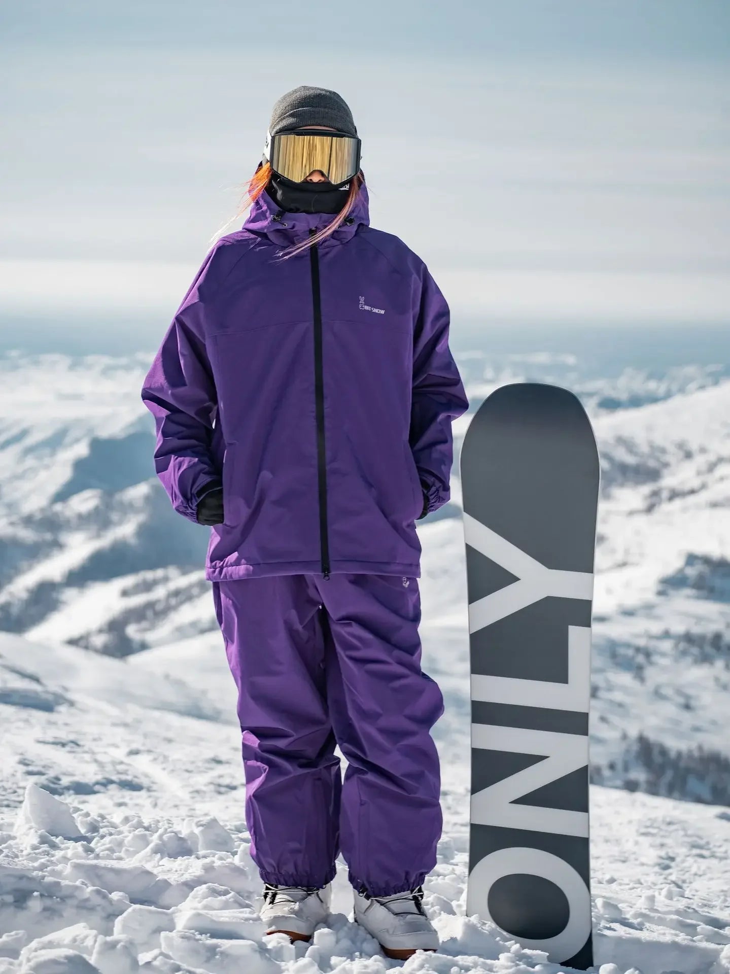 2024 Winter übergroße Frau Ski anzug Set Frauen Snowboard Set weibliche Outdoor Schnee anzug wasserdichte wind dichte Ski jacke Set