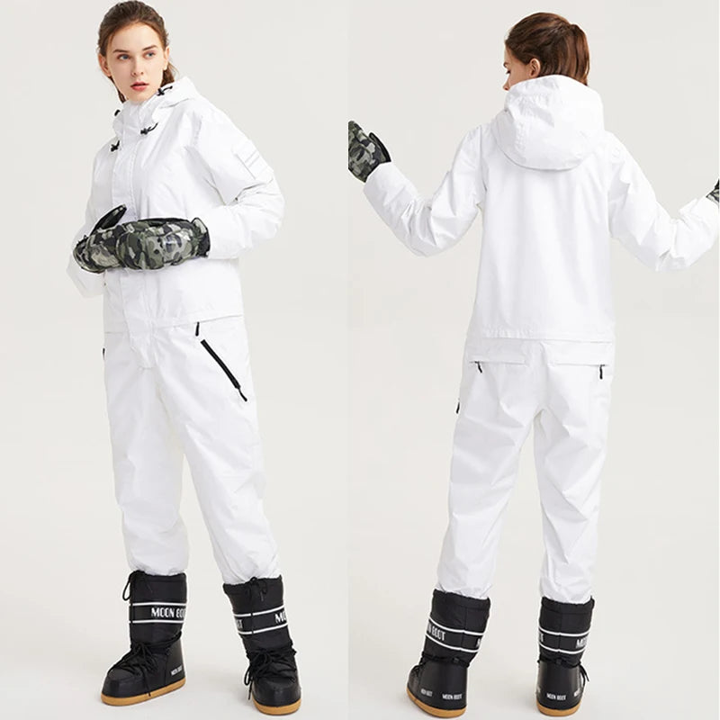 Winter Neue 2022 Ein Stück Ski Anzug Frauen Männer Outdoor Sport Snowboard Anzug Winddicht Wasserdichte Ski Overall Atmungs Overalls