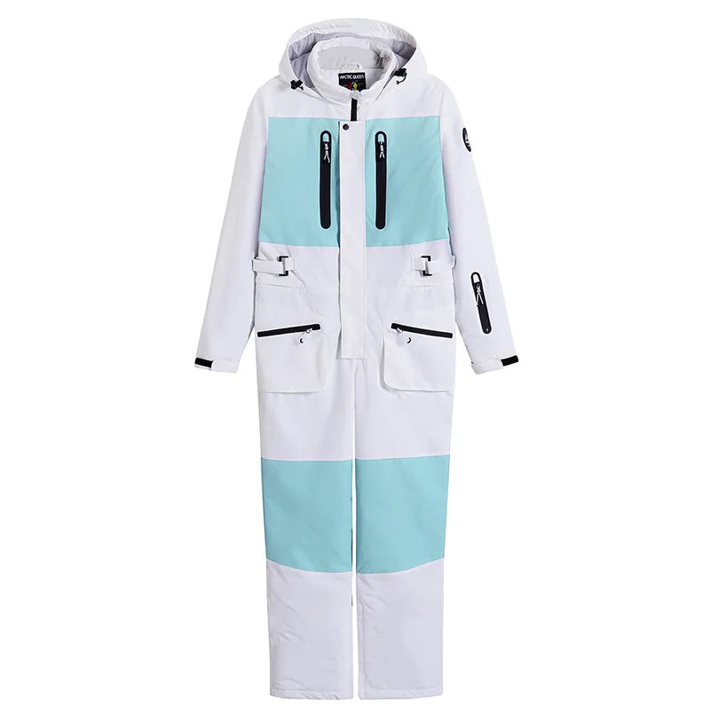 Frauen Winter Onesies Ski Anzug Im Freien Snowboard Jacke Hosen Herren Windproot Schnee Mantel Warme Isolierte Ski Overall Schneeanzug