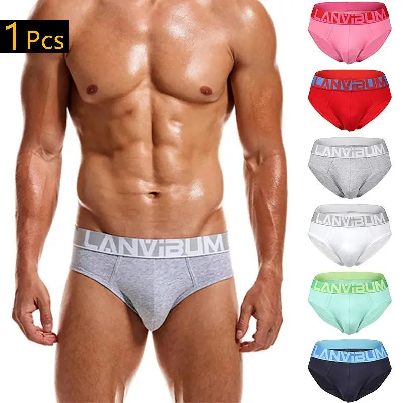 Herren unterwäsche neue Marke anti bakterielle kurze weiche Baumwolle solide männliche Stretch u konvexe Tasche solide Cuecas Shorts Slips Unterhose