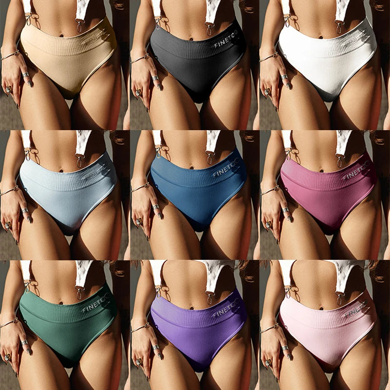 Mid Waist Seamless Thongs Women Soft T-back Panties M-2XL G-string Underwear Ladies Letter Bikini Underpants Female Lingerie