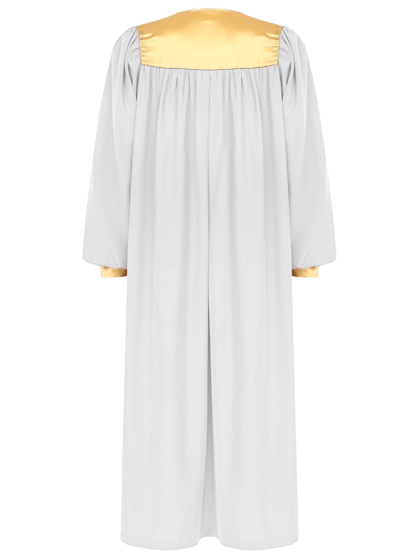 Damen Kirchenchor Robe Erwachsene Priester Pastor Prediger Minister Outfit Klerus Kleid Abschlusskleid Christliches Taufe Kostüm