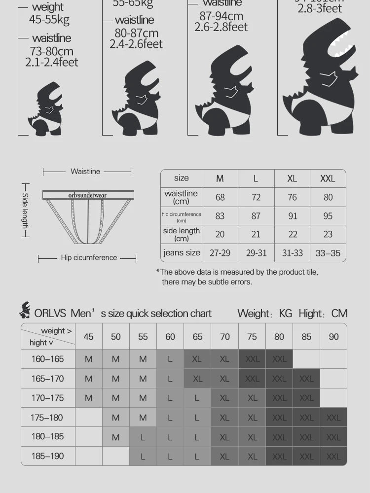 Orlvs Marke Männer Unterwäsche neue sexy Ankunft Baumwolle bequeme atmungsaktive anti bakterielle pilzfeste Dreiecks horts für Männer