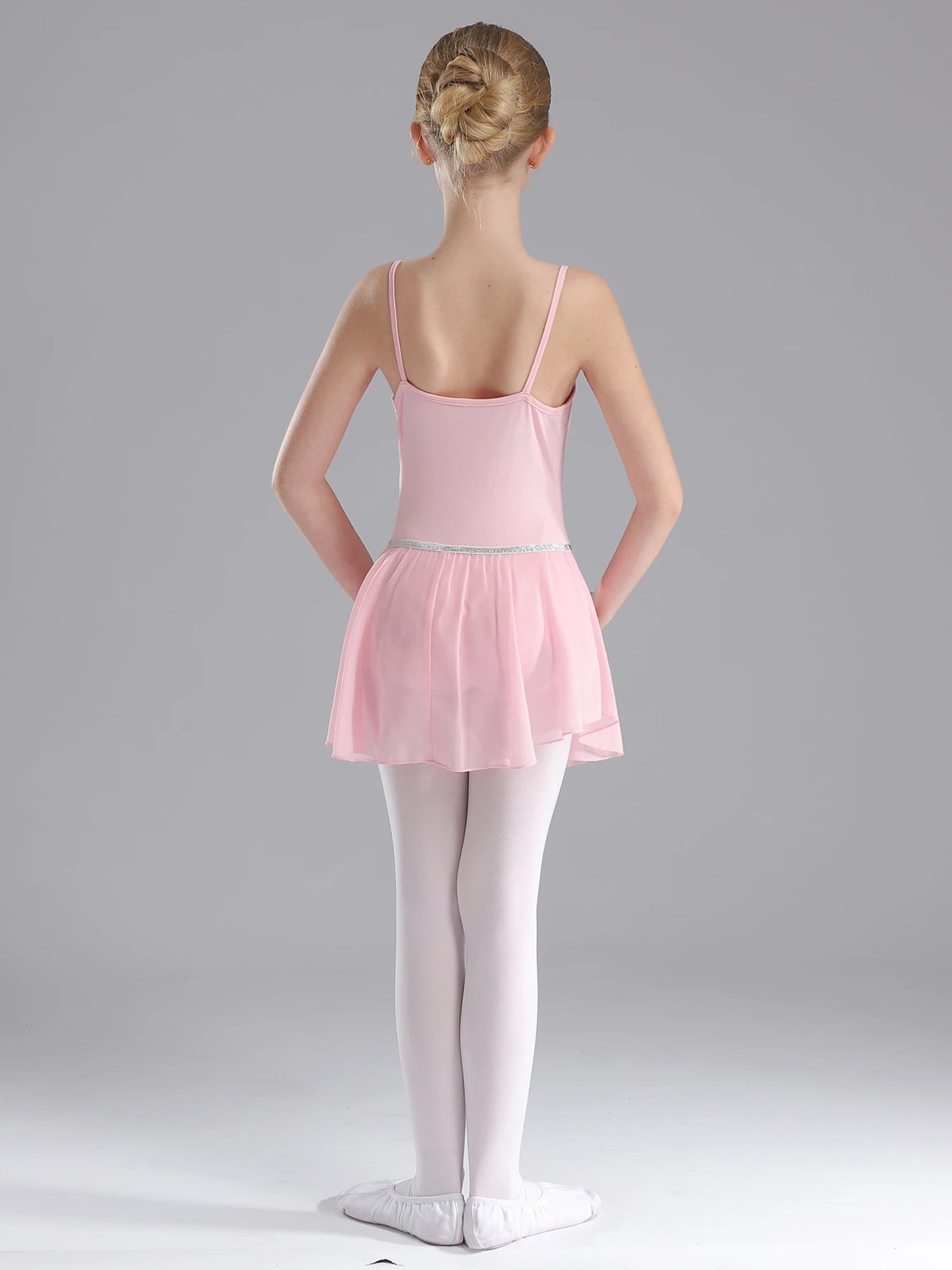 Kinder Mädchen funkelnden Ballett Tanz kleid Gymnastik Rocked Trikot Ballsaal Tanz Performance Kostüm Ballerina Dance wear