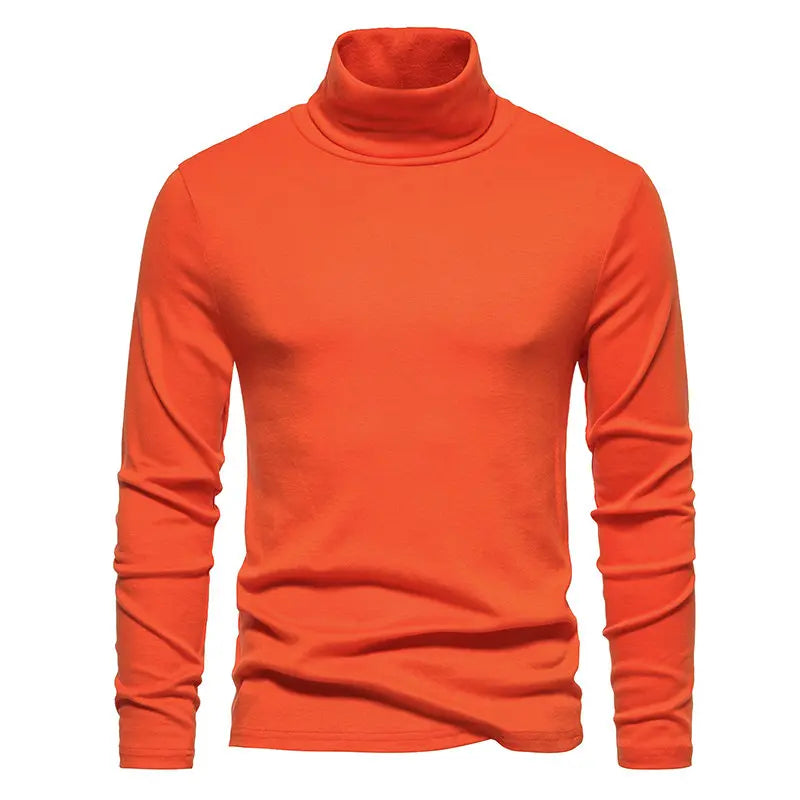 Herbst Winter Roll kragen pullover Männer Marke Pullover Mode Slim Fit Strick pullover Herren einfarbig Roll kragen pullover Mann