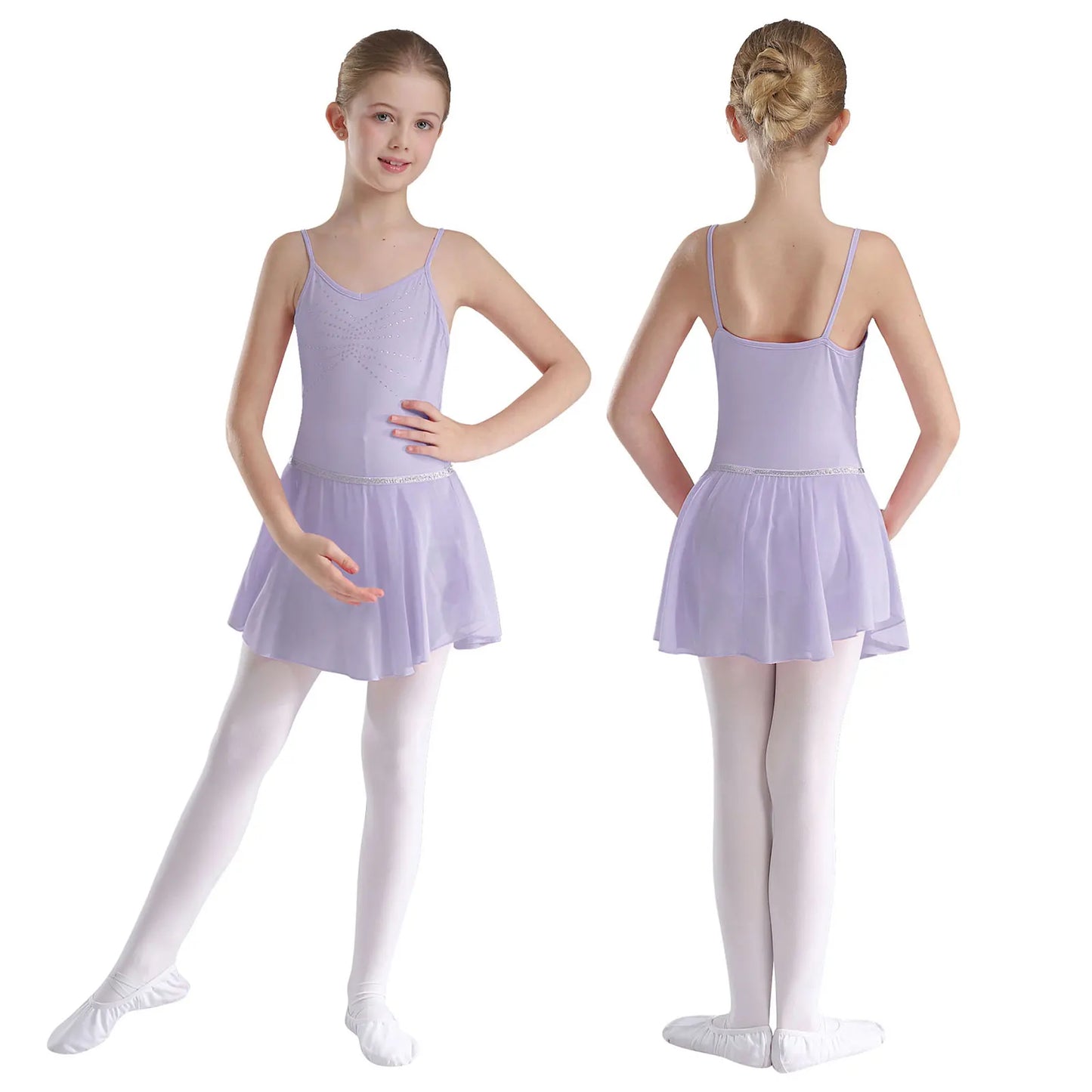 Kinder Mädchen funkelnden Ballett Tanz kleid Gymnastik Rocked Trikot Ballsaal Tanz Performance Kostüm Ballerina Dance wear