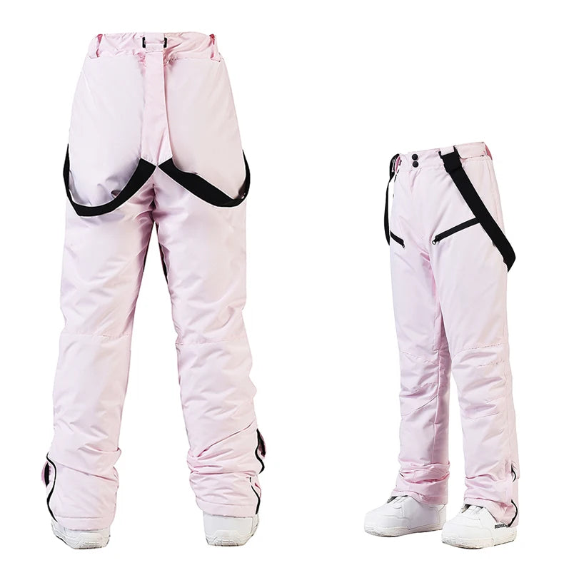 Neue Mode Ski Hosen Männer Frauen Winddicht Wasserdichte Schnee Hosen Winter Snowboarden Strumpf Hosen mit Taille Schutz