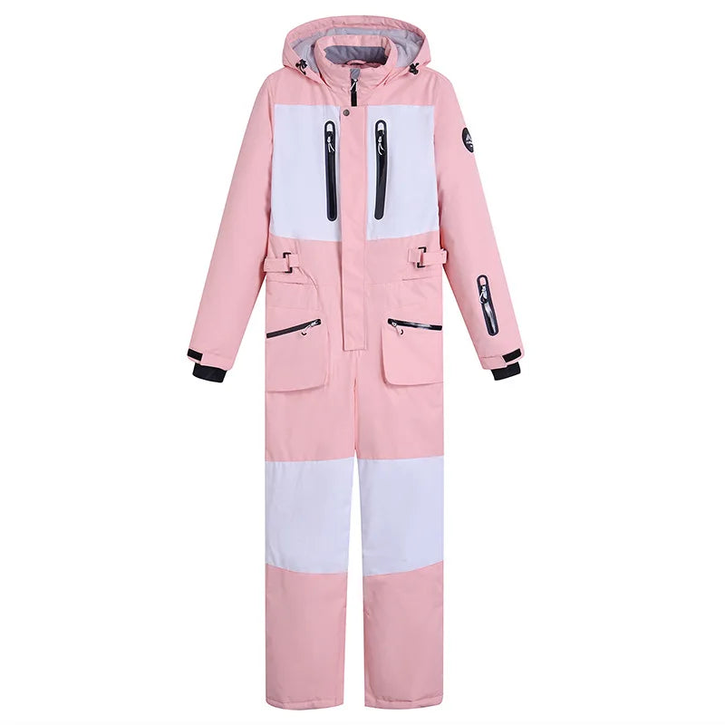 Frauen Winter Onesies Ski Anzug Im Freien Snowboard Jacke Hosen Herren Windproot Schnee Mantel Warme Isolierte Ski Overall Schneeanzug