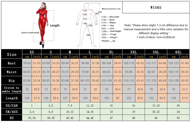 Frauen sexy Lack leder Overall exotischen Reiß verschluss offenen Schritt Bodycon Cat suits Overalls Wetlook Nachtclub Kette Stram pler benutzer definierte neue