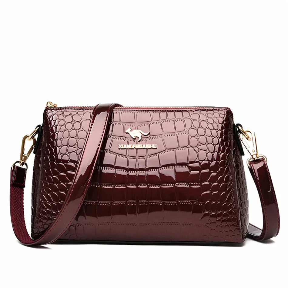 3-lagige Trennwand Frauen Tasche Weiches Leder Luxus Handtaschen Frauen Taschen Designer Damen Schulter Umhängetasche Handtaschen Für Frauen sac