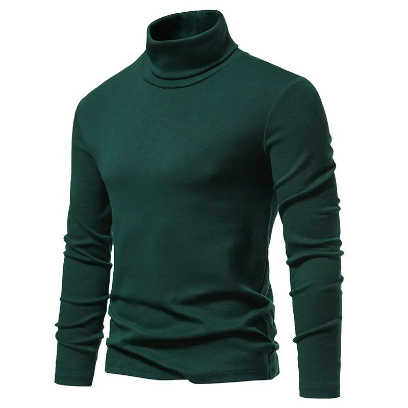 Herbst Winter Roll kragen pullover Männer Marke Pullover Mode Slim Fit Strick pullover Herren einfarbig Roll kragen pullover Mann