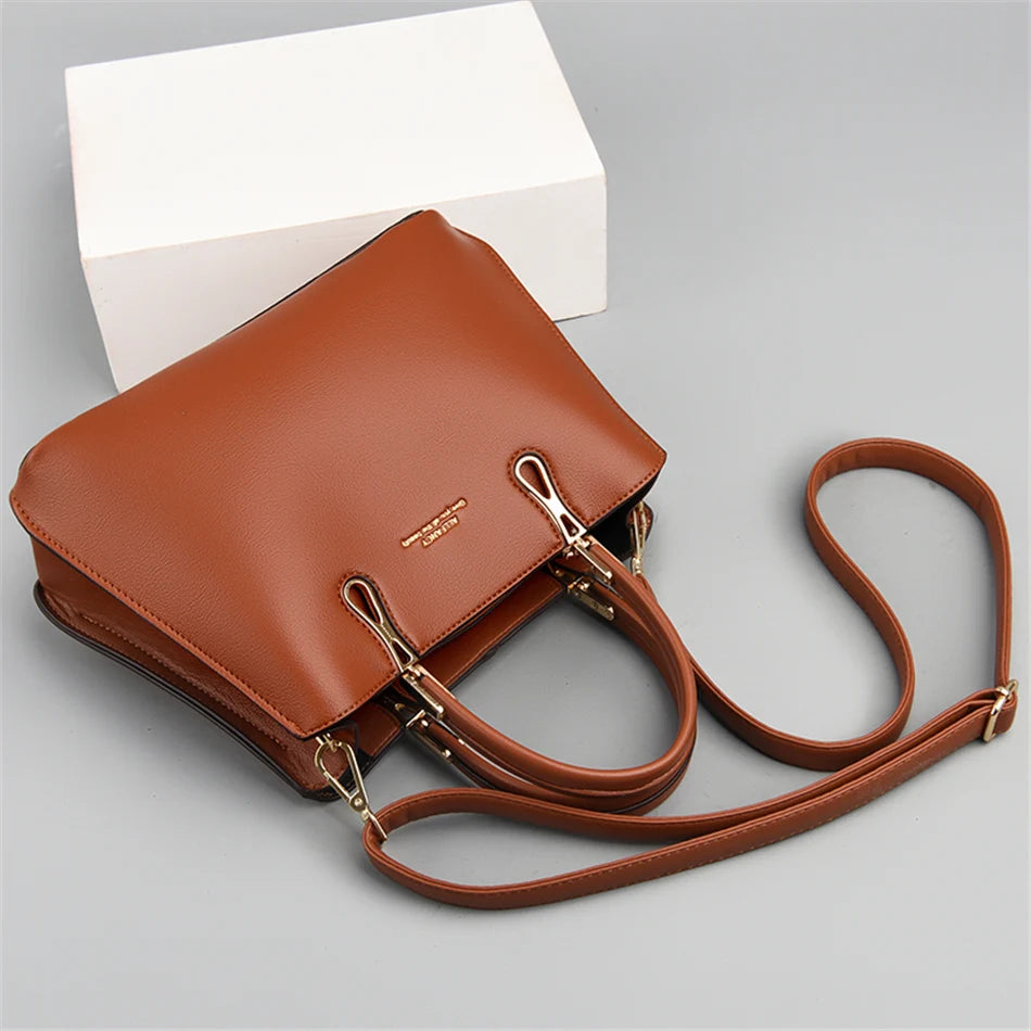 Hochwertige Umhängetaschen aus weichem Leder für Damen, 2024, Designer-Marken-Schulterhandtasche, lässige Tragetasche, Messenger-Taschen, Sac A Main