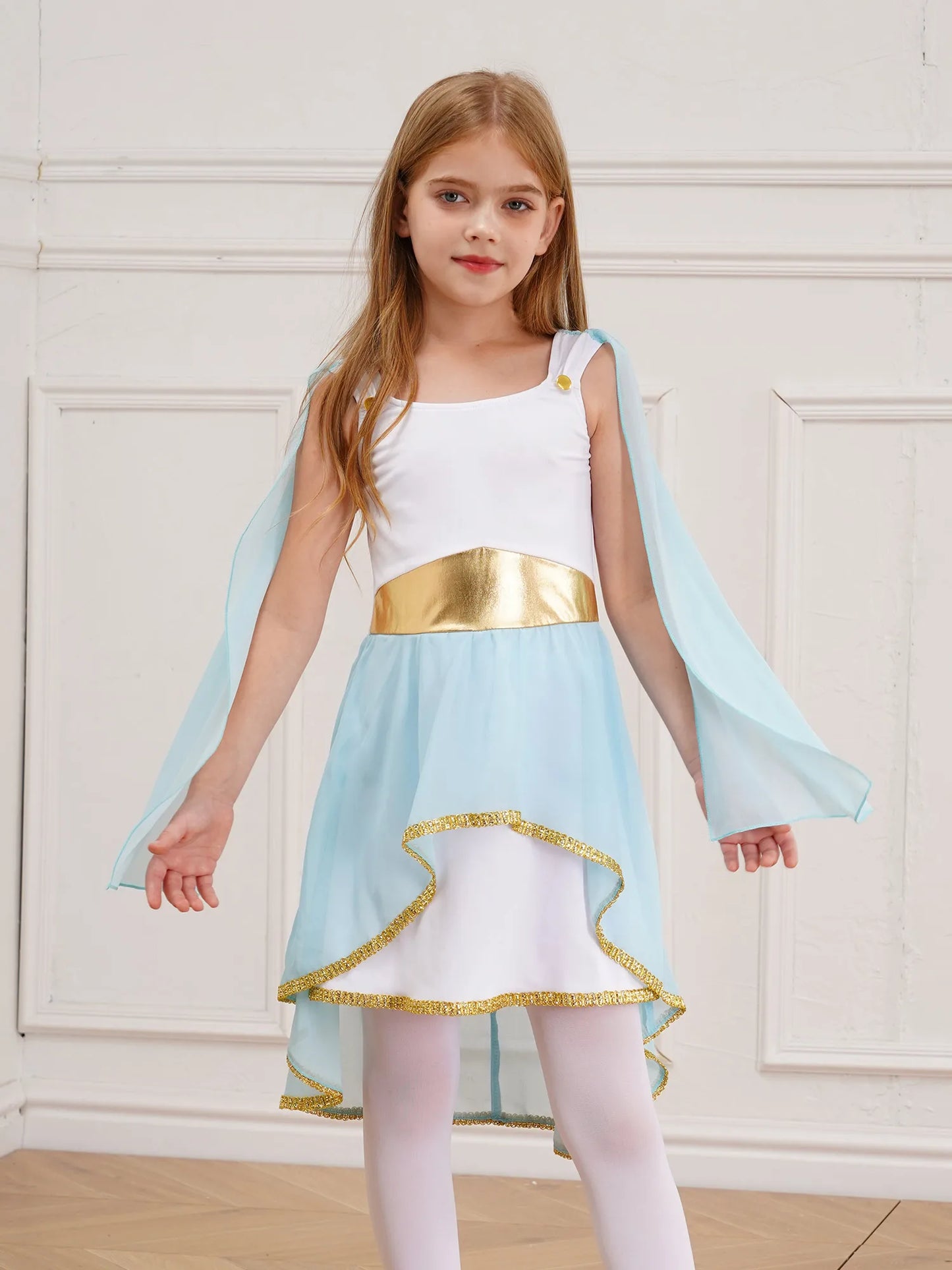 Kinder Mädchen griechischen Toga Kostüm alten Griechenland Mythos Philosoph Rom Adel Cosplay Kleider Halloween Gott Rollenspiel verkleiden