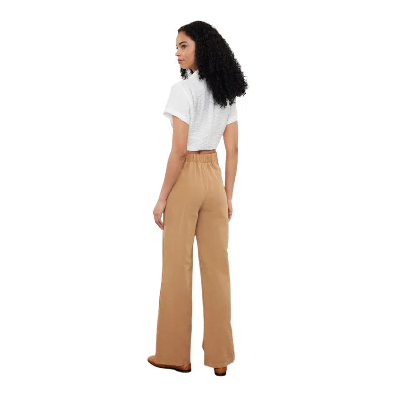 Trendyol TYZA Women's Pants & Capris Stylish Wide Leg Woven Straight Plain Pants & Capris Wide Casual