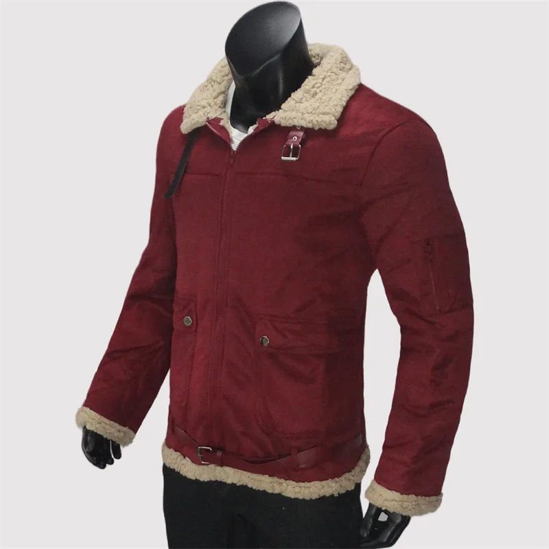 Winter Kalte Herrenjacke Reißverschluss Fleece Warme Mäntel Straße Winddicht Lässige Herrenbekleidung Oberbekleidung Reversjacken S-5XL