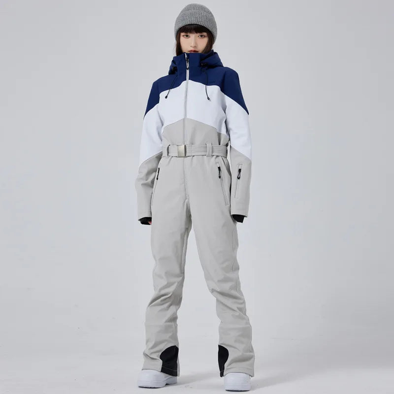 2024 Frauen Ski Overalls profession elle Ski Frauen Outfit Schnee kleidung wasserdichte wind dichte Overalls Outdoor Snowboard Anzug