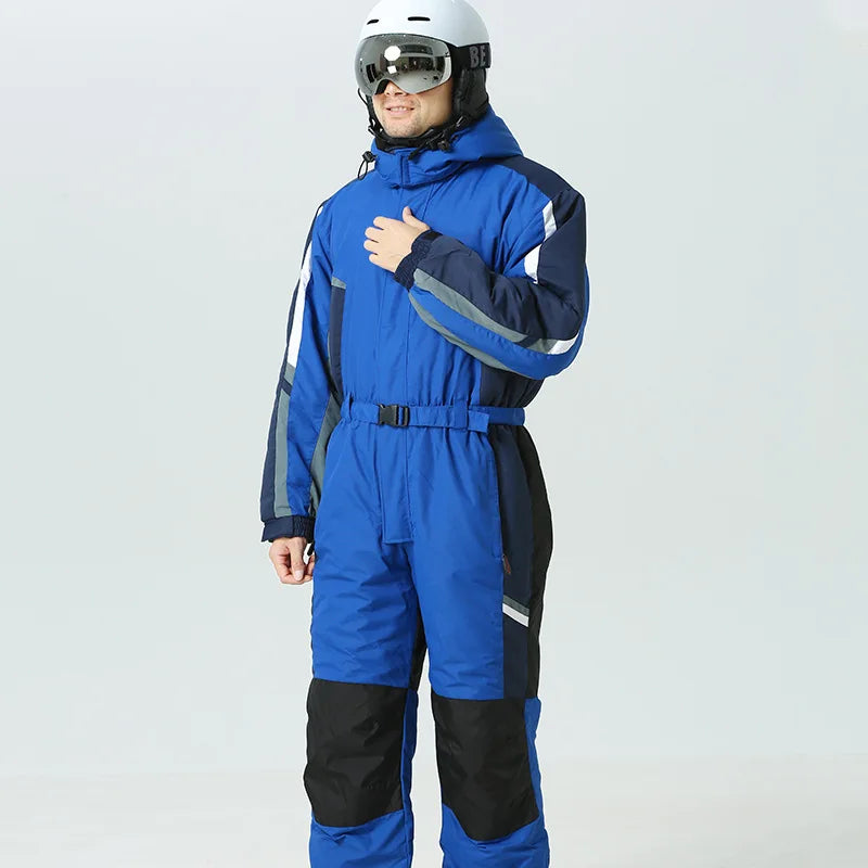 Schnee Skifahren Overalls Overall Warme Wasserdicht Mit Kapuze Mann Fleece Kleidung Männer Sport Winter Frauen Snowboarden Männlichen Schneeanzüge