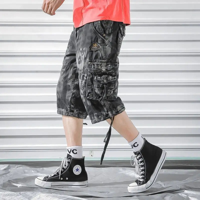 Summer Camouflage Cargo Shorts