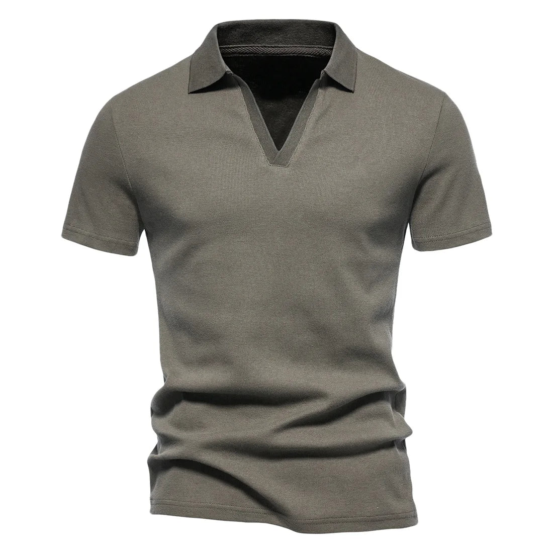 Herren Henley Shirt Slim Fit Baumwolle Kurzarm lässig T-Shirt Jogger Herren T-Shirts lose Tops