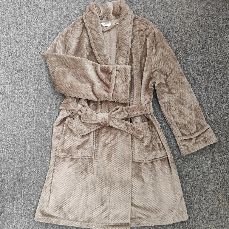 Männer Koralle Samt Nachtwäsche Peignoir Winter Robe Frauen lange nach Hause Bademantel Femme Nachthemd weiche Nachtwäsche warme Flanell Kimono