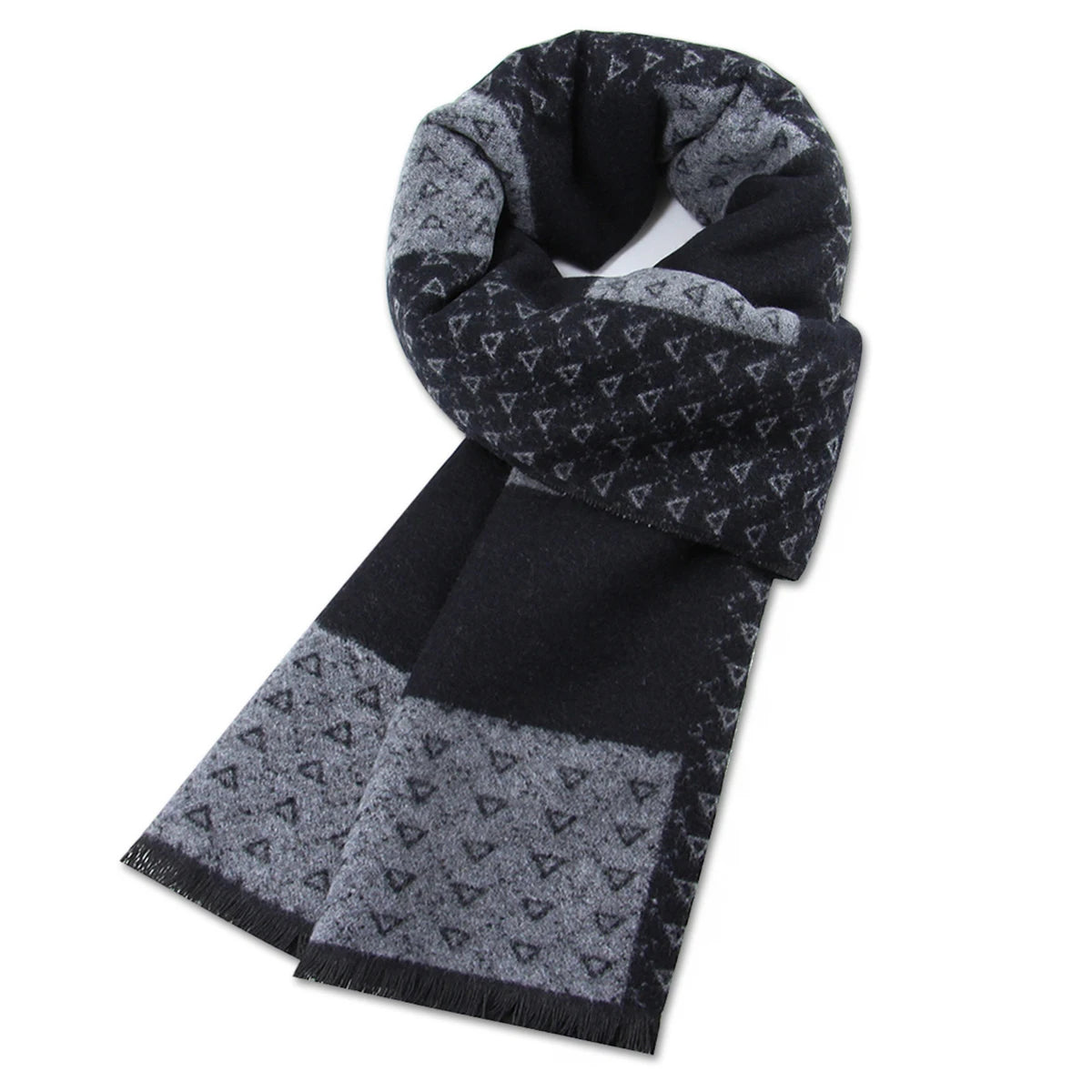 Kaschmir Schal Männer Winter Streifen solide karierte Wolle Schal Luxus klassische warme Kaschmir Winters chals für Männer Winter Accessoires