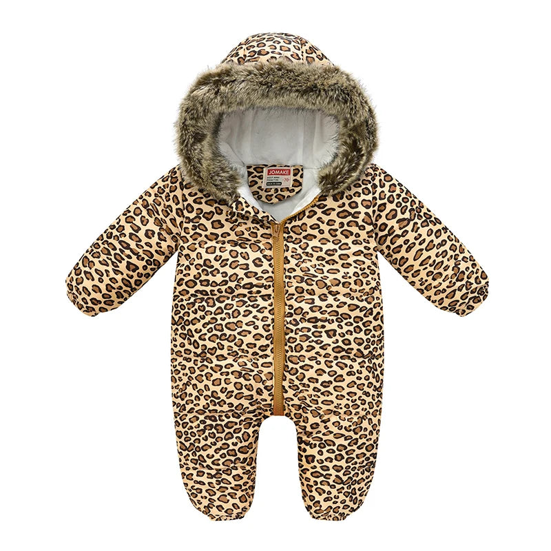 6 9 12 18 24 36 Monate Winter Baby Stram pler niedlichen Cartoon warme Mode Kapuze Reiß verschluss Pelz Kragen Junge Overall neue Kinder tücher