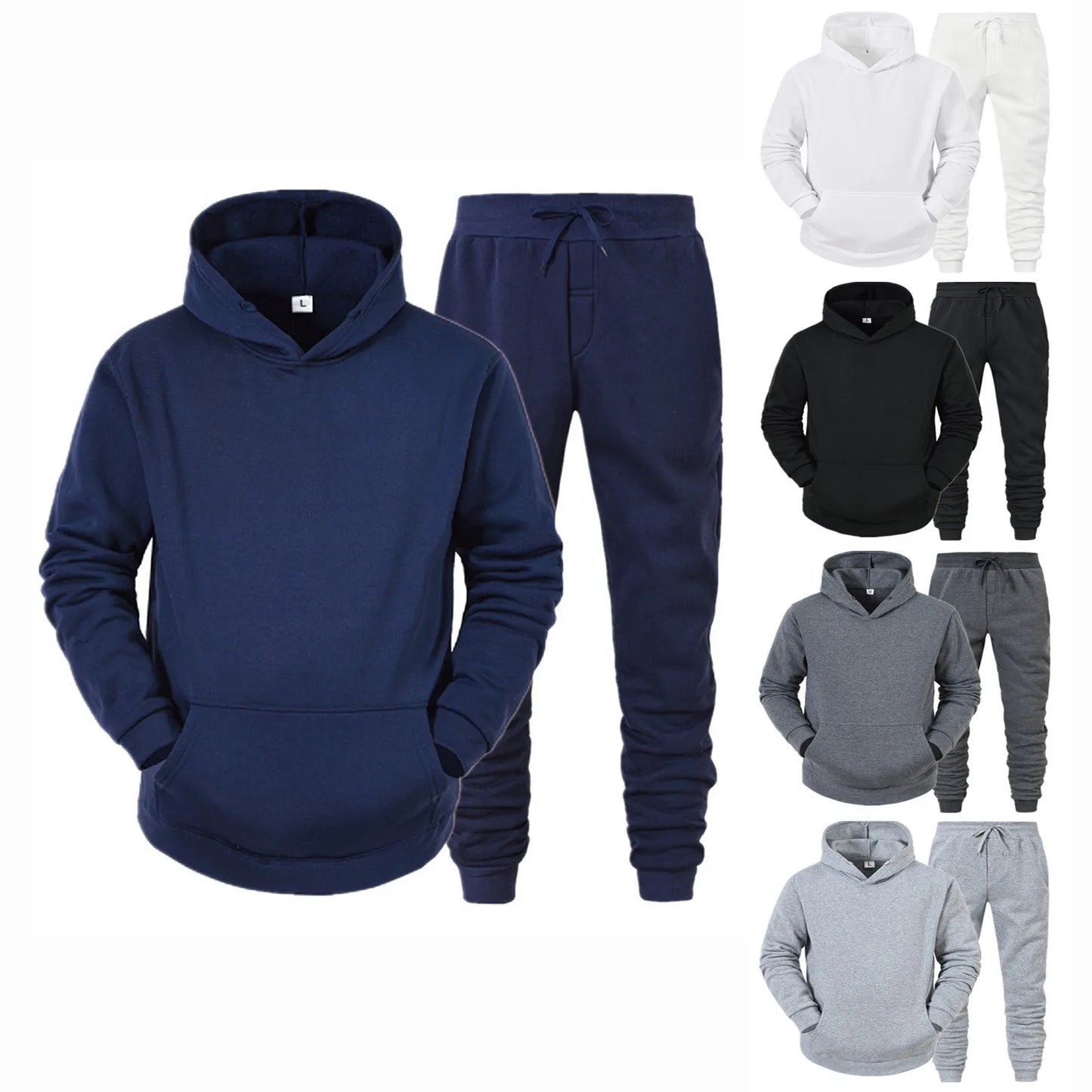 Herren Sportswear Pullover Anzug Hoodies Hosen Sport bekleidung Frühling Herbst Sets Jogging hose lässig laufen männliche Trainings anzüge