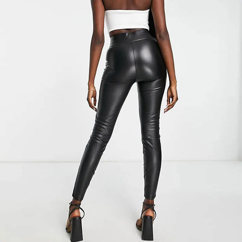 Women's Matte High Waist Tights, Sexy, Booty Lifting, Zipper Over Sayes, Pencil Trousers, Stretch, Clubbing, Nightlife, Custom